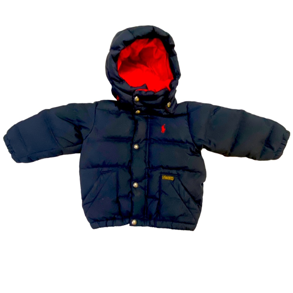 Ralph Lauren Polo Boys Down Hooded Puffer Jacket